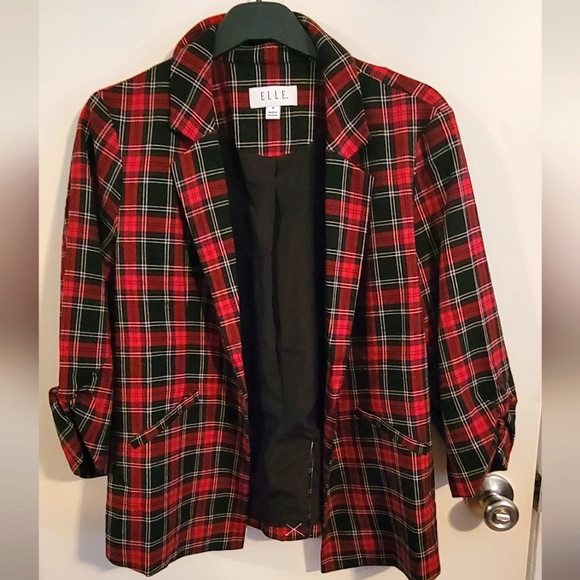 Elle Jackets & Blazers - COPY - Tartan/Plaid blazer
